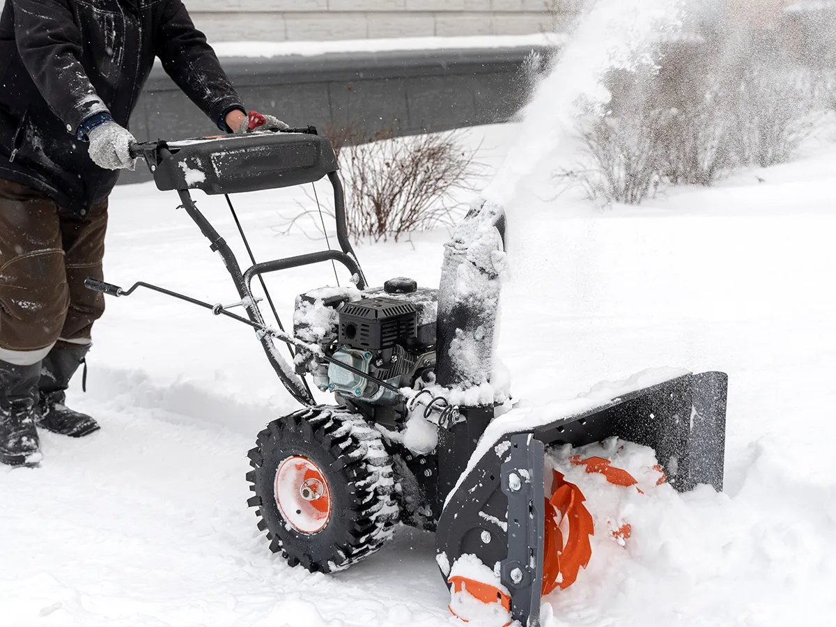 snow removal included patio home community